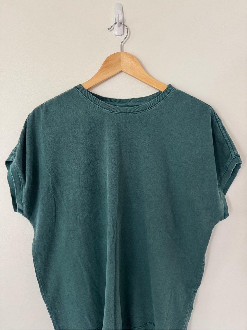 Washed Teal Relaxed Fit Women's Tee